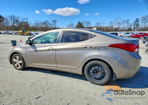 2013 Hyundai Elantra Gls z USA, uszkodzony, nr VIN 5NPDH4AE9DH446720